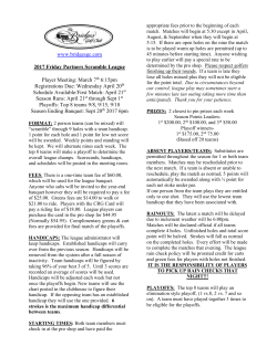 2017 Friday Scramble Rules