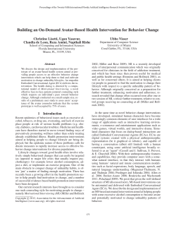 Building an On-Demand Avatar-Based Health Intervention for