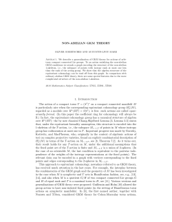 Non-abelian GKM theory