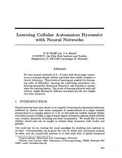 Learning Cellular Automaton Dynamics with Neural Networks