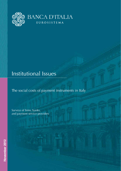The social costs of payment instruments in Italy