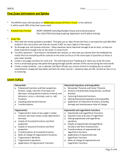 MHF4U - mathatmalvern