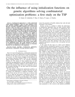 On the influence of using initialization functions on genetic