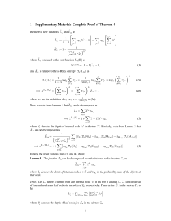 1 Supplementary Material: Complete Proof of Theorem 4