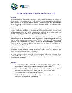 IATI Data Exchange Proof of Concept