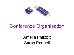 Conference Organisation