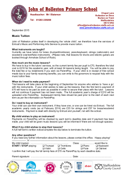 music tuition - start or stop playing