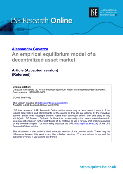 An empirical equilibrium model of a decentralized asset market