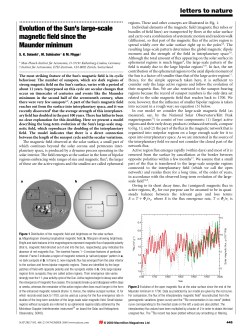 Evolution of the Sun`s large-scale magnetic field since the Maunder