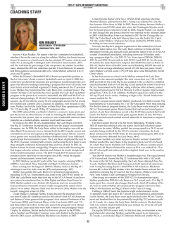 coaching staff - College Sports Live