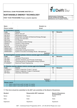 Part A: compulsory courses