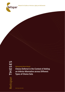 Choice Deferral in the Context of Adding an Inferior Alternative