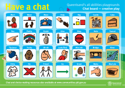 Queenlsand`s all abilities playgrounds Chat board &mdash; creative play