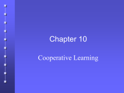 Chapter 10: Cooperative Learning - McGraw