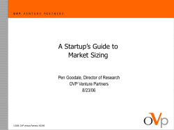 If your market will be