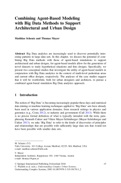 Combining Agent-Based Modeling with Big Data Methods