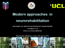 Modern approaches in neurorehabilitation