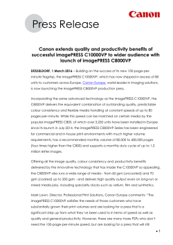 Canon increases market share thanks to exceptional demand for
