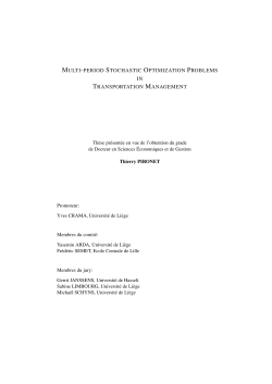 multi-period stochastic optimization problems in