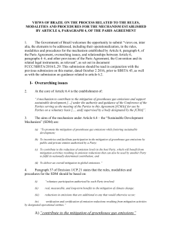 contribute to the mitigation of greenhouse gas emissions