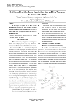 Real life problem Solved using Genetic Algorithm and Data