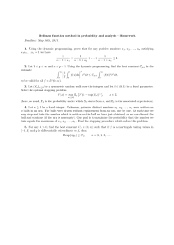 Bellman function method in probability and analysis