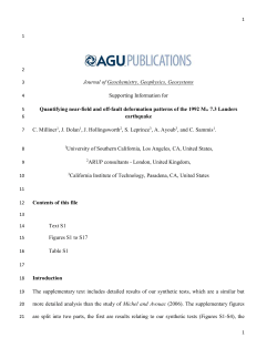 Quantifying near-field and off-fault deformation patterns of the 1992
