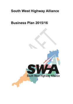 Introduction - South West Highway Alliance