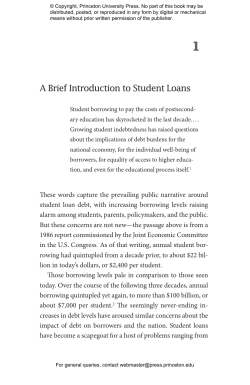 Game of Loans: The Rhetoric and Reality of Student Debt