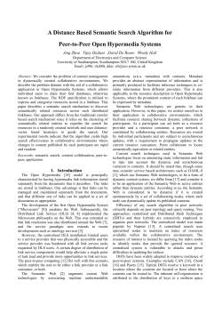 A Distance Based Semantic Search Algorithm for
