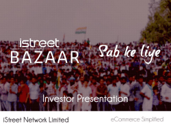 the &ldquo;Presentation&rdquo; - iStreet Network Ltd.
