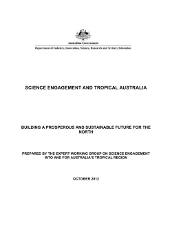 Science Engagement and Tropical Australia