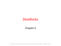 Deadlocks