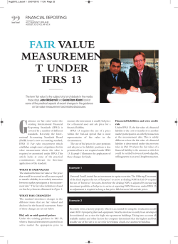 fair value measuremen t under ifrs 13