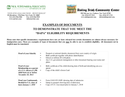 examples of documents - Aisling Irish Community Center