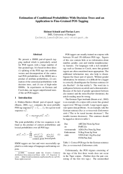 Estimation of Conditional Probabilities With Decision Trees and an