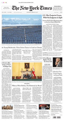 US War Footprint Grows, With No Endgame in Sight