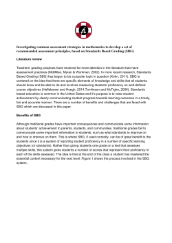 Investigating common assessment strategies in mathematics to