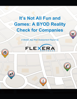 It`s Not All Fun and Games - A BYOD Reality