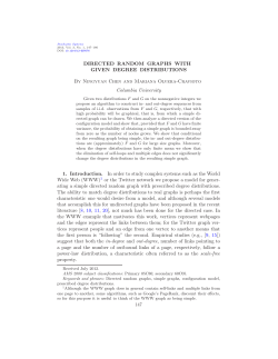 Directed random graphs with given degree distributions