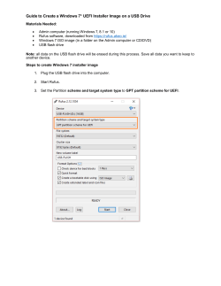 Guide to Create a Windows 7* UEFI Installer Image on a USB