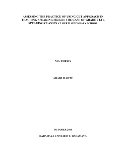 2.8. Expected consequential challenges for using CLT approach in