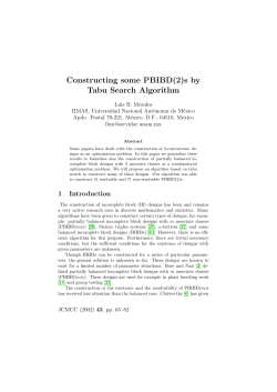 Constructing some PBIBD(2)s by Tabu Search Algorithm