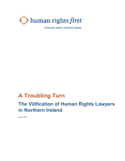 A Troubling Turn - Human Rights First