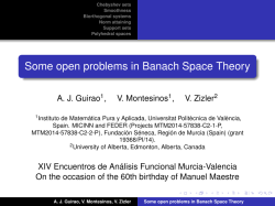 Some open problems in Banach Space Theory