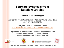 Software Synthesis from Dataflow Graphs