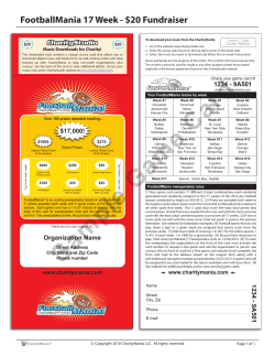 Sample Game Card - League Athletics