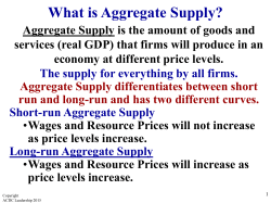 Macro 3.2- Aggregate Supply Student Version