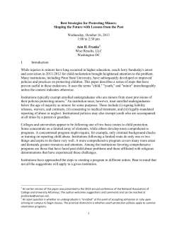 Best Strategies for Protecting Minors