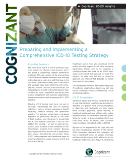 Preparing and Implementing a Comprehensive ICD-10